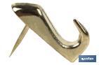 BRASS WALL FRAME HANGERS - HAMMER