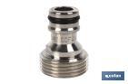 Brass fitting adaptor with 3/4-inch male thread | Suitable for hose | Ideal for gardening - Cofan