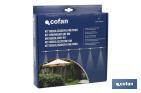 Outdoor misting kit | 6 metres | 3 misting nozzles | Suitable for terraces and gardens - Cofan