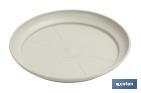 Stone Coloured Flower Pot Tray, Altea Model - Cofan