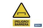 DANGER BARRIER