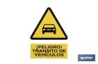 Danger Vehicle traffic - Cofan