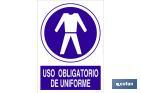 USO OBRIGATÓRIO DE UNIFORME. O DESENHO DO SINAL PODE VARIAR, MAS EM NENHUM CASO O SEU SIGNIFICADO SERÁ ALTERADO.