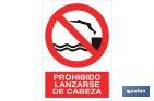 PROHIBIDO LANZARSE DE CABEZA