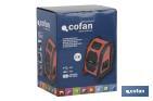 Haut-parleur Bluetooth à Batterie | 2x2,5W | 18 V | Avec Port USB - Cofan