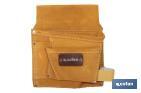 SUPER LEATHER TOOL POUCH | COWHIDE LEATHER | IT HAS 6 POCKETS