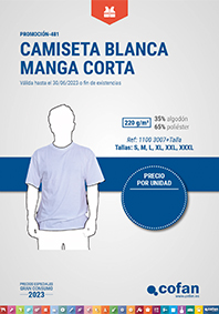 Promoción Camiseta Blanca Manga Corta