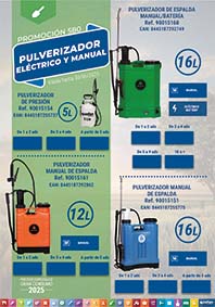 Pulverizadores Eléctricos y Manuales