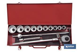 Jogo Roquete 3/4" 14 pçs - Cofan
