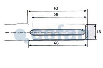 Accessoires SDS MAX Plat - Cofan