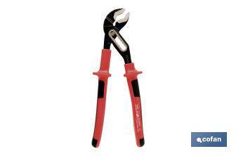 Water pump pliers | Insulated pliers for better safety | Length: 10" - Cofan