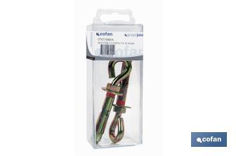 Metallic anchorage with eyebolt 6.8 Standard Blister - Cofan