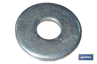 Wide wing flat washer - Cofan