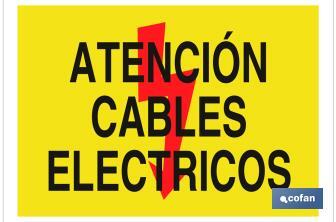 Atenção Cabos eléctricos - Cofan