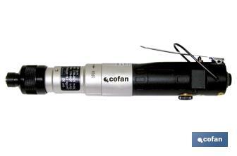 Straight screwdriver w/ external adjustable clutch - Cofan