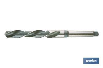 Conical shank drill bits HSS-DIN 345N - Cofan