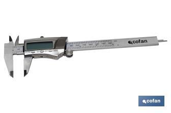 Calibrador digital inox - Cofan