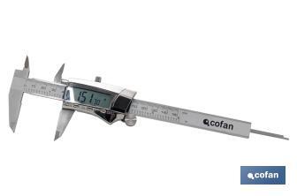 Digital fractional Stainless steel Caliper - Cofan