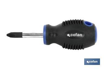 Cacciavite corto per carrozzieri DIN 5262, 5265 e ISO 8764-1 | Modello Confort Plus - Cofan