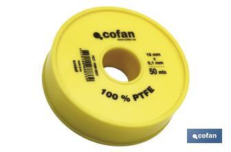 Rotolo PTFE 19mm x 0.10mm - Cofan