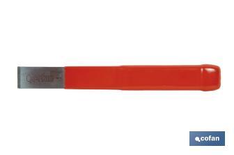 Cincel cortafríos para chapista | Extrafino | Medidas: 20 x 200 mm | Fabricado en acero - Cofan