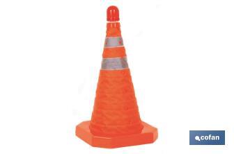 Cone dobrável 70cm - Cofan