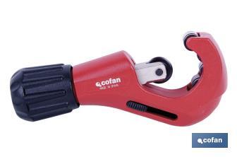 Pipe cutter with 4 rollers | Available in two diameters | Instant Change System (ICS) - Cofan