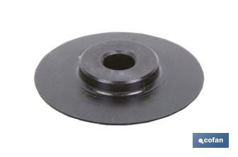 Replacement wheel blade | For pipe cutter | Diameter: 26 x 6.2mm | Ideal for plastic - Cofan