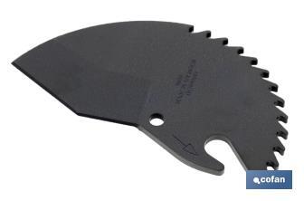 Recambio de cuchilla | Para tijera cortatubos | Diámetro: 42 mm (1" 5/8) | Fabricada en acero inoxidable - Cofan