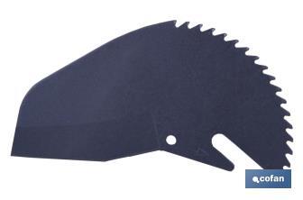 Recambio de cuchilla| Para tijera cortatubos | Diámetro: 63 mm (2" 1/2) | Fabricada en acero inoxidable - Cofan