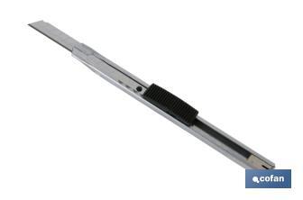 Stainless steel utility knife | Compact and lightweight frame | Ideal for handicrafts - Cofan