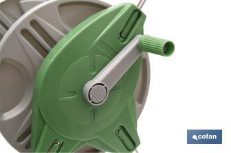 Hose reel with wheels | Completely portable accessory | Easy and convenient to carry - Cofan