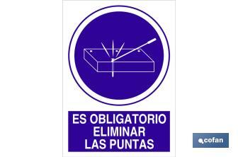 Es obligatorio eliminar las puntas - Cofan