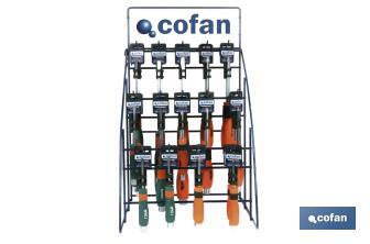 Presentoir tournevis 45 unites - Cofan