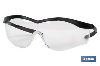 Óculos de segurança I Óculos com lente clara I Modelo Eyes 2000 I EN 166 - Cofan