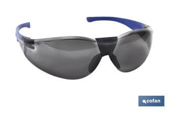 Óculos de Segurança | Modelo Blue Elastic | UNE-EN 166 F | Lentes de proteção Raios UV - Cofan