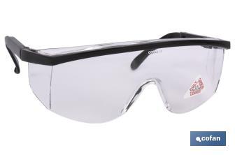 Óculos de segurança I Óculos com lente clara I Modelo standar I EN 166 - Cofan