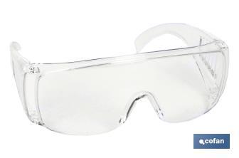 Occhiali di sicurezza da lavoro | Modello Typical | Protezione dagli impatti | Stanghette fisse - Cofan