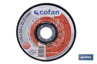 Gama profesional discos de corte - Cofan