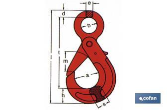 Gancio ad alta sicurezza G-80 - Cofan