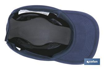 Casquette de sécurité | Fabriqué en ABS | Protection antichocs - Cofan