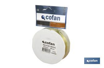 Mono-thread fishing line 100% nylon, green - Cofan