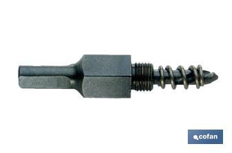 Spindle with drill bit - Cofan