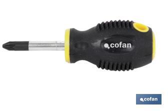Cacciavite corto per carrozzieri DIN 5262, 5265 e ISO 8764-1 | Modello Confort Plus - Cofan