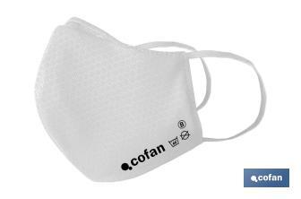 Mascarillas de tela reutilizables | Con 3 capas de filtración | Diferentes colores - Cofan