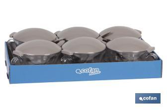 Sugar bowl with lid | Albahaca Model | Polypropylene and polystyrene | 120ml capacity | Several colours - Cofan