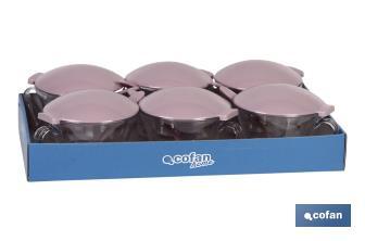 Sugar bowl with lid | Albahaca Model | Polypropylene and polystyrene | 120ml capacity | Several colours - Cofan