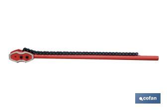 Reinforced chain wrench - Cofan