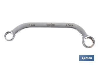 Llave de media Luna | Modelo desde 11 - 13 hasta 19 - 22 | Acero cromo vanadio - Cofan