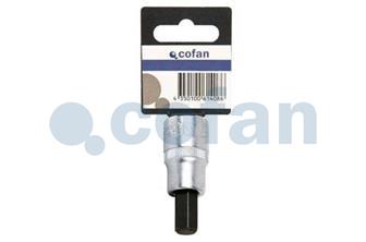 Soquetes ponta Plana 3/8" - Cofan